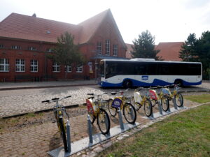 Heringsdorf, Bahnhof, Bus, Fahrrad, UsedomRad