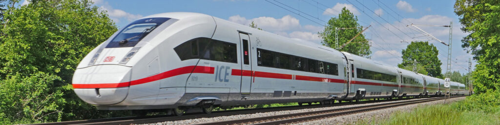 ICE, Deutsche Bahn, Zug, Zugstrecke